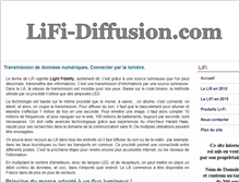 Tablet Screenshot of lifi-diffusion.com